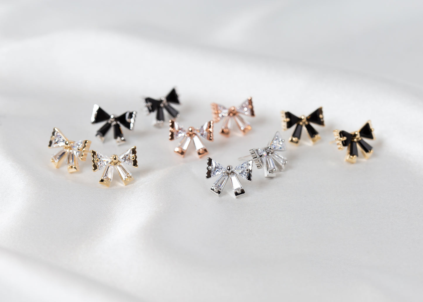 Dainty Bow Stud Earrings