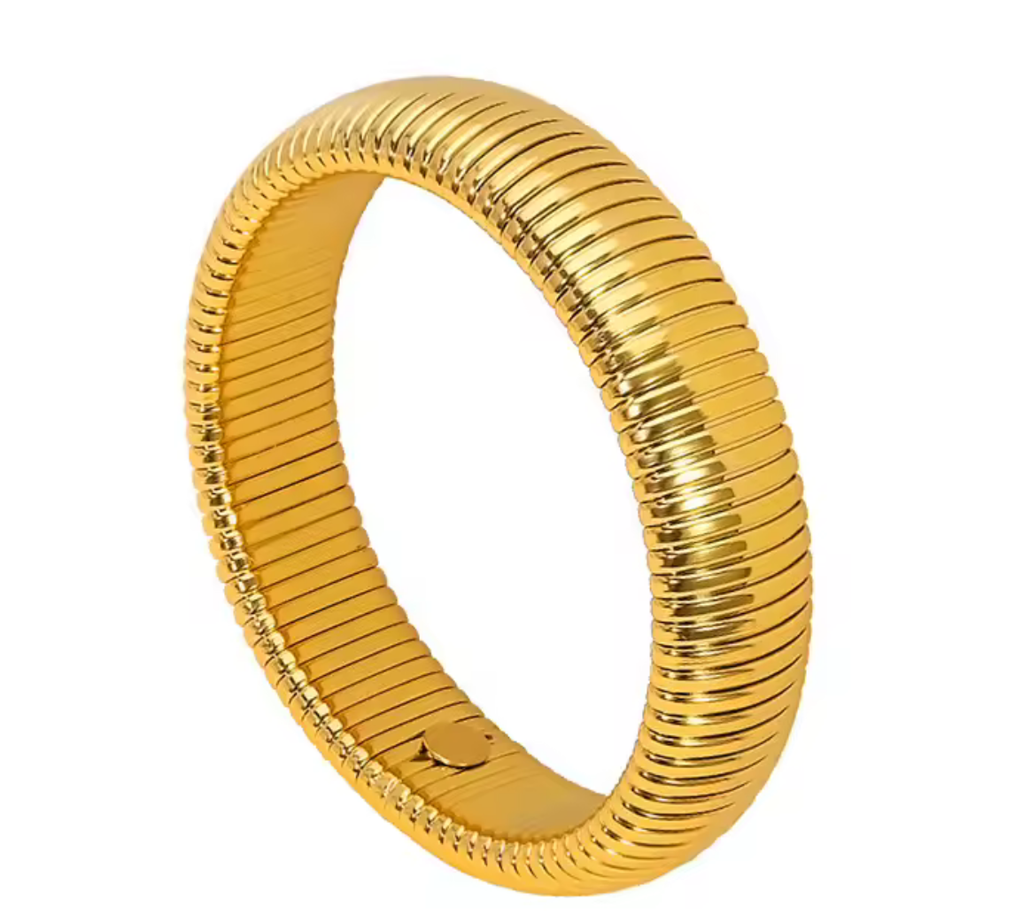 Luxe Gold Twisted Bracelets Available Single, Double or Triple Layered