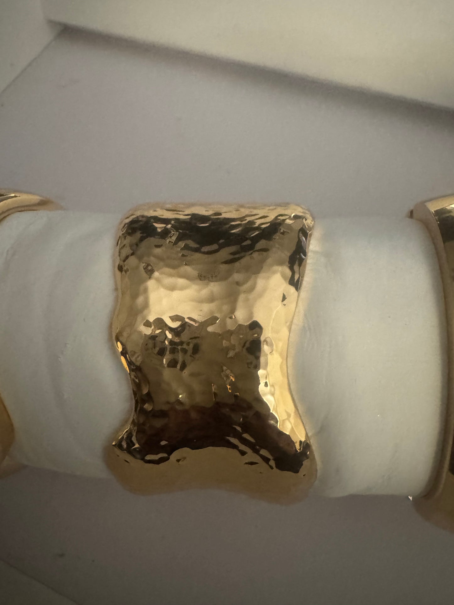 The Hammered Cuff In Gold & Silver