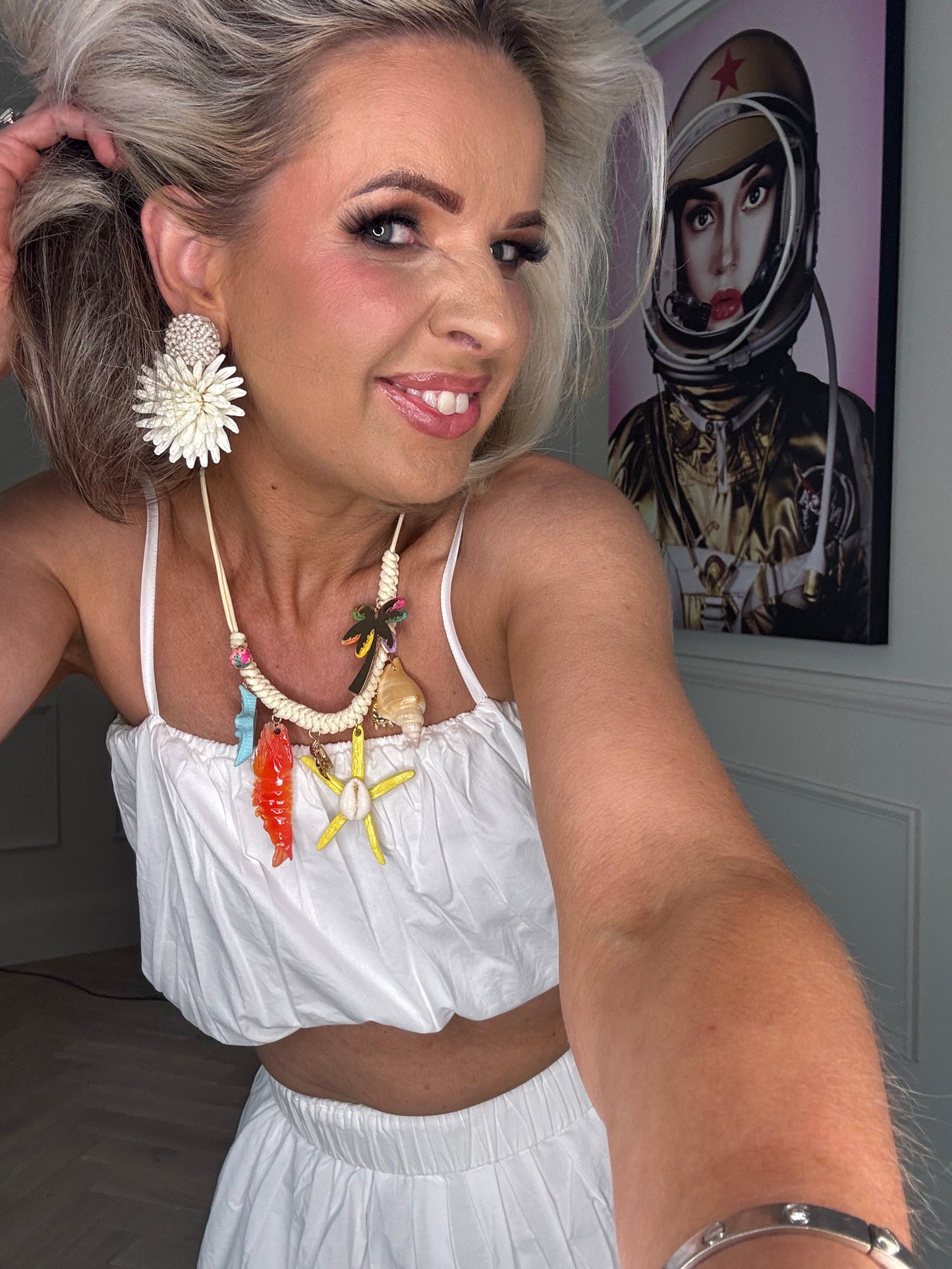 Raffia Bloom Earrings