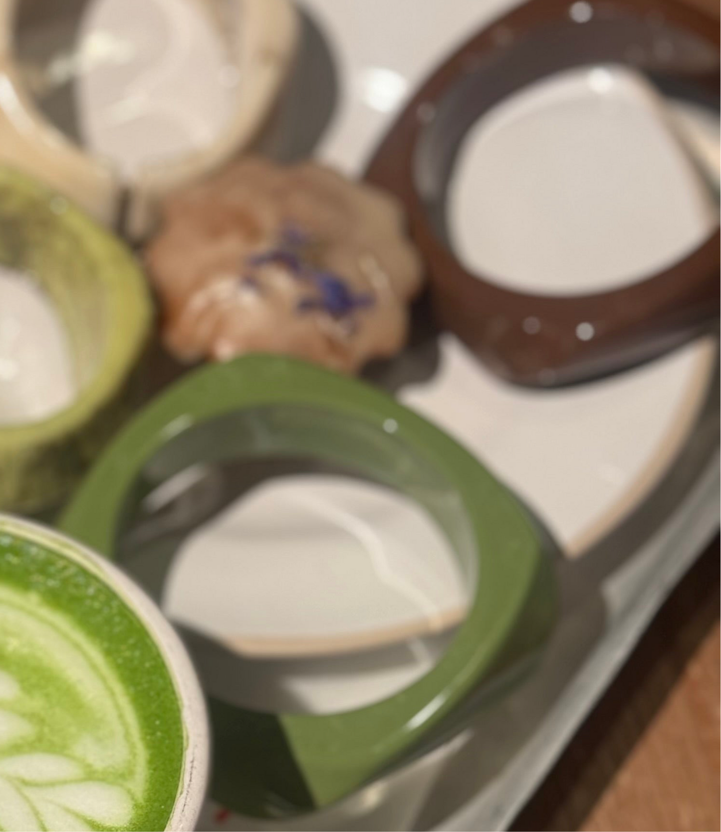 Resin Bangle Available in Matcha, Espresso & Orange