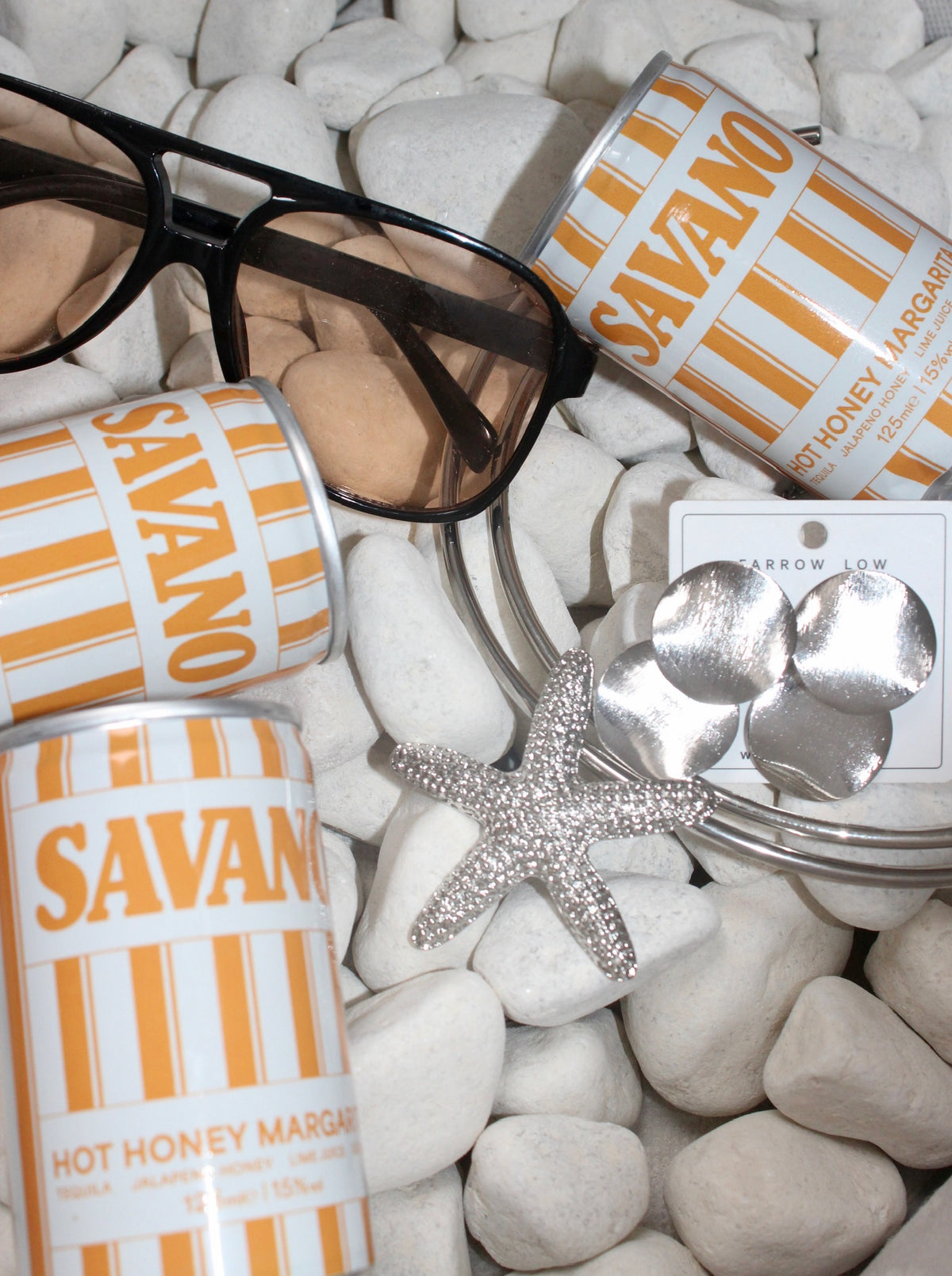 STARFISH CHOKERS IN GOLD & SILVER