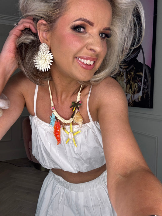 Raffia Bloom Earrings