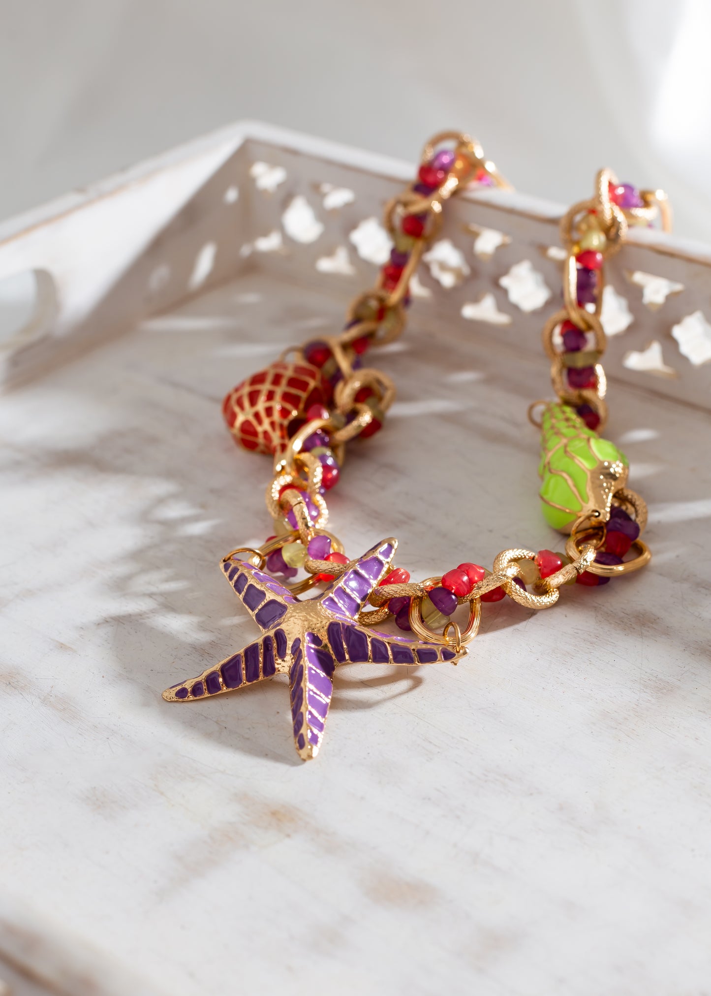 Antigua Starfish Necklace & Earring Set