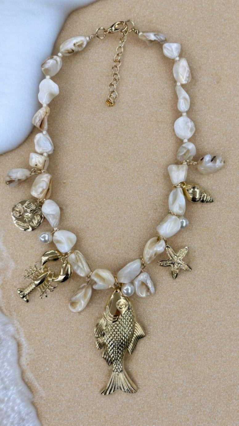 Lucky Fish Charm Necklace