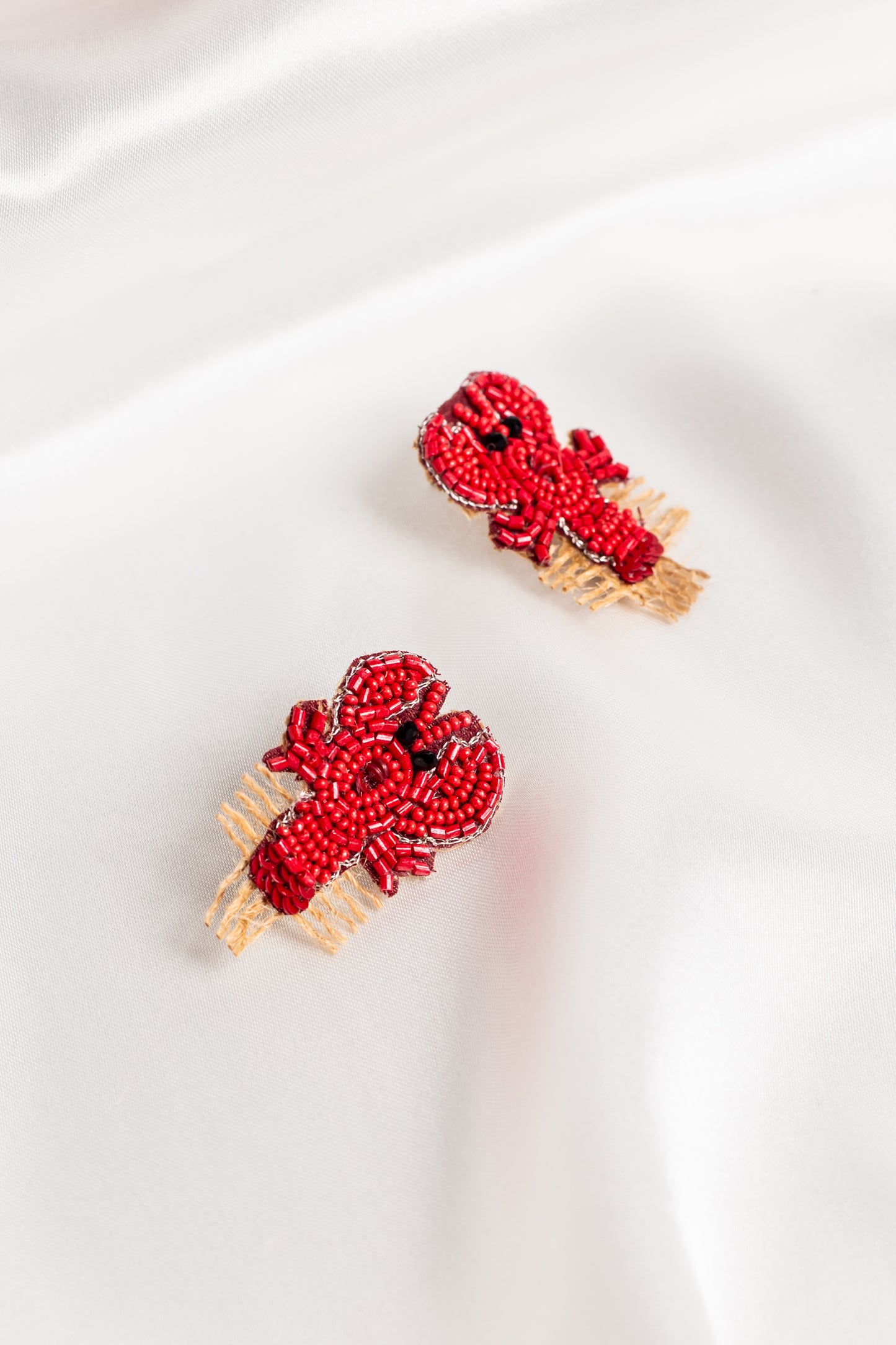 Raffia Lobster 🦞 Headband & Earring Set
