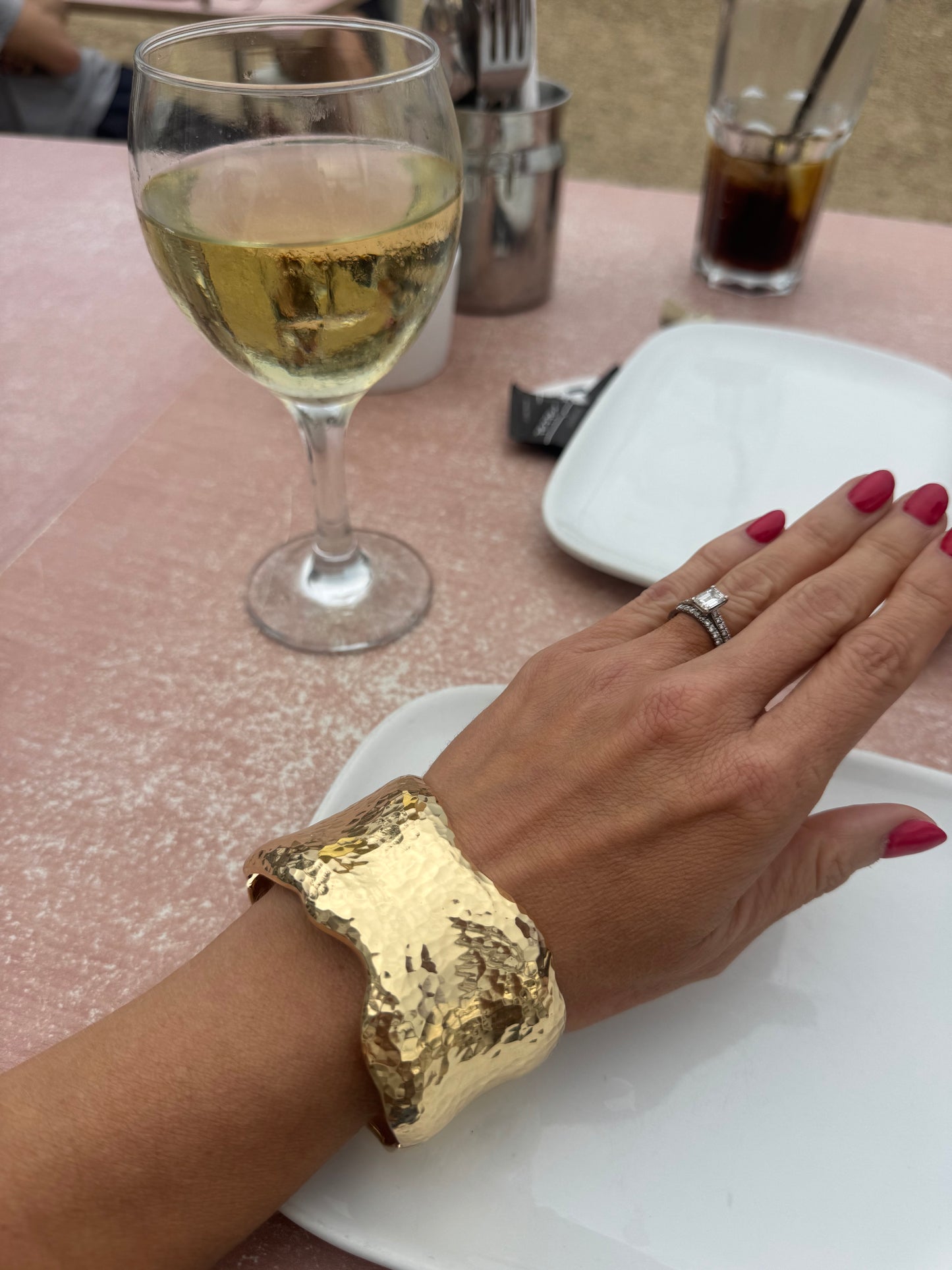 The Hammered Cuff In Gold & Silver