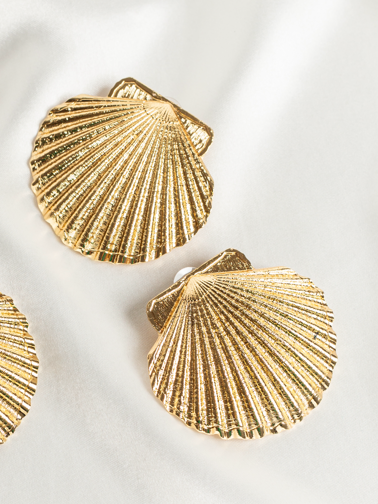 Fanned Shell Earrings