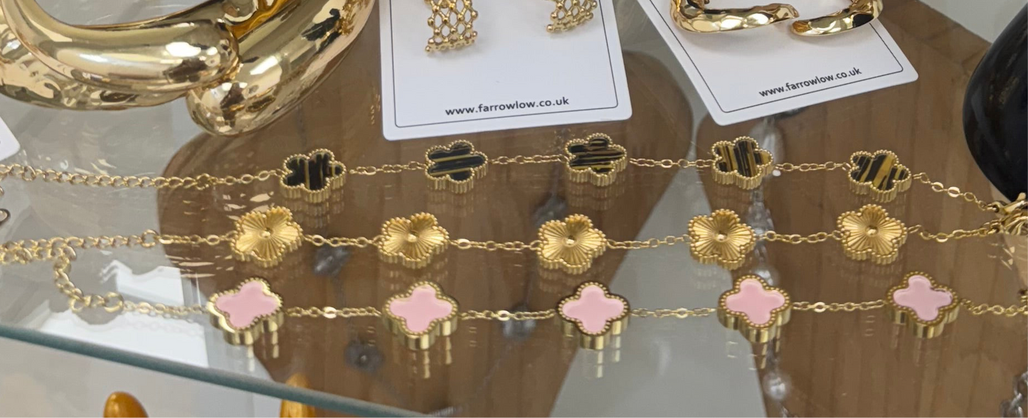 Clover Bracelets (various colours)