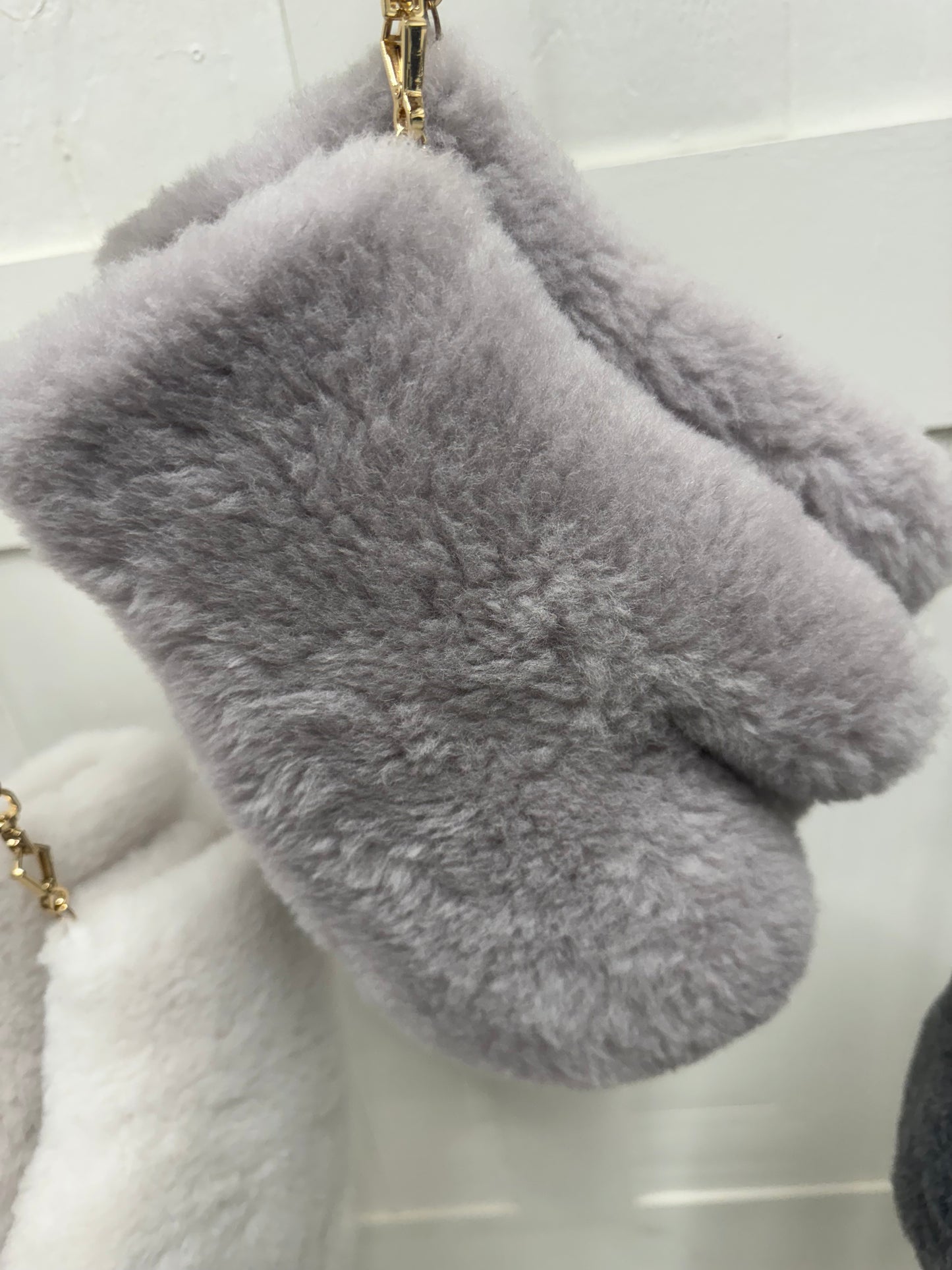 Teddy Mittens On A String