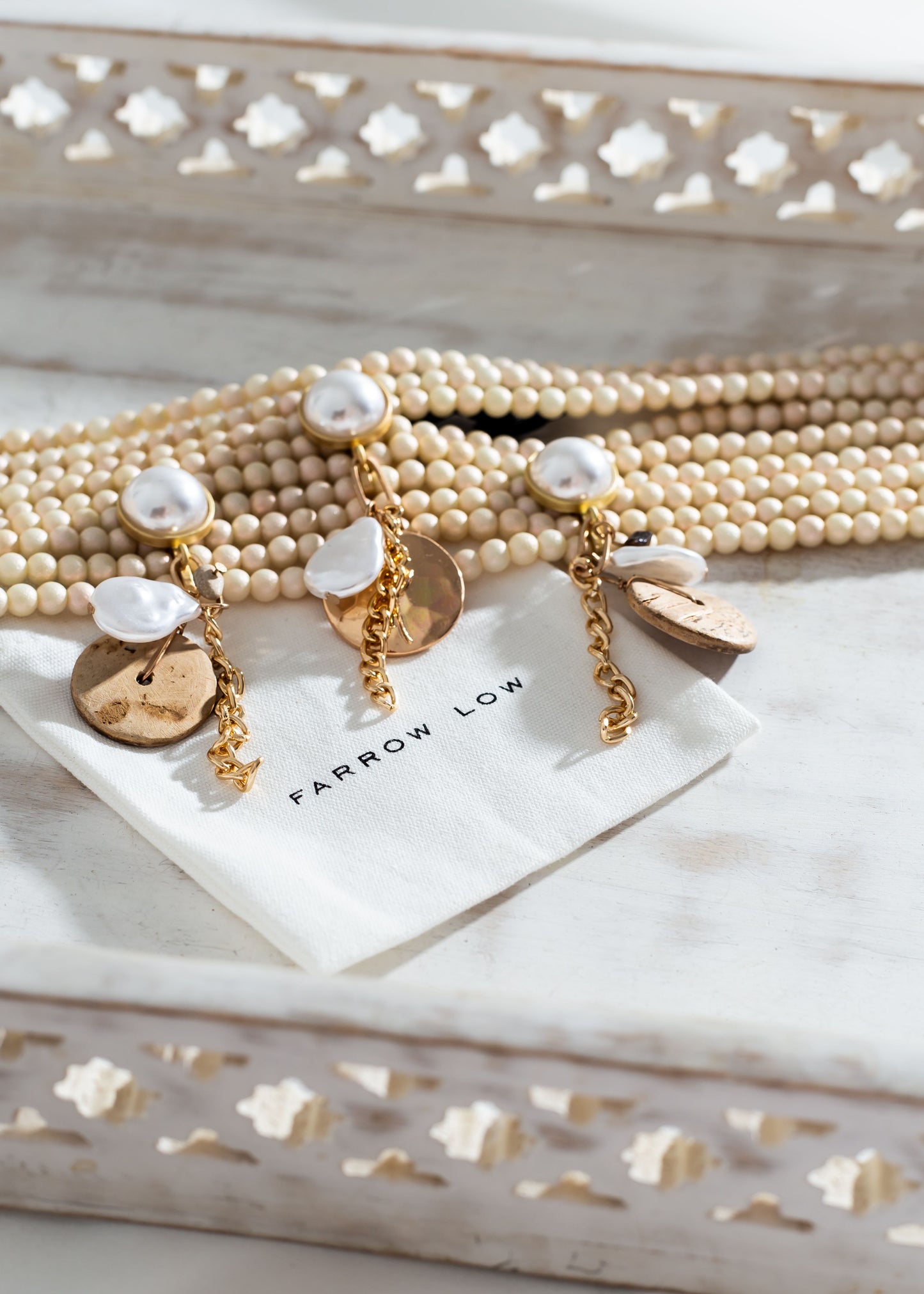 Island Girl Beads & Buttons Choker Necklace