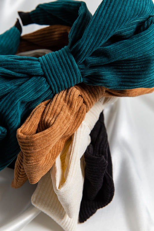 Luxe Cord Bow Headband
