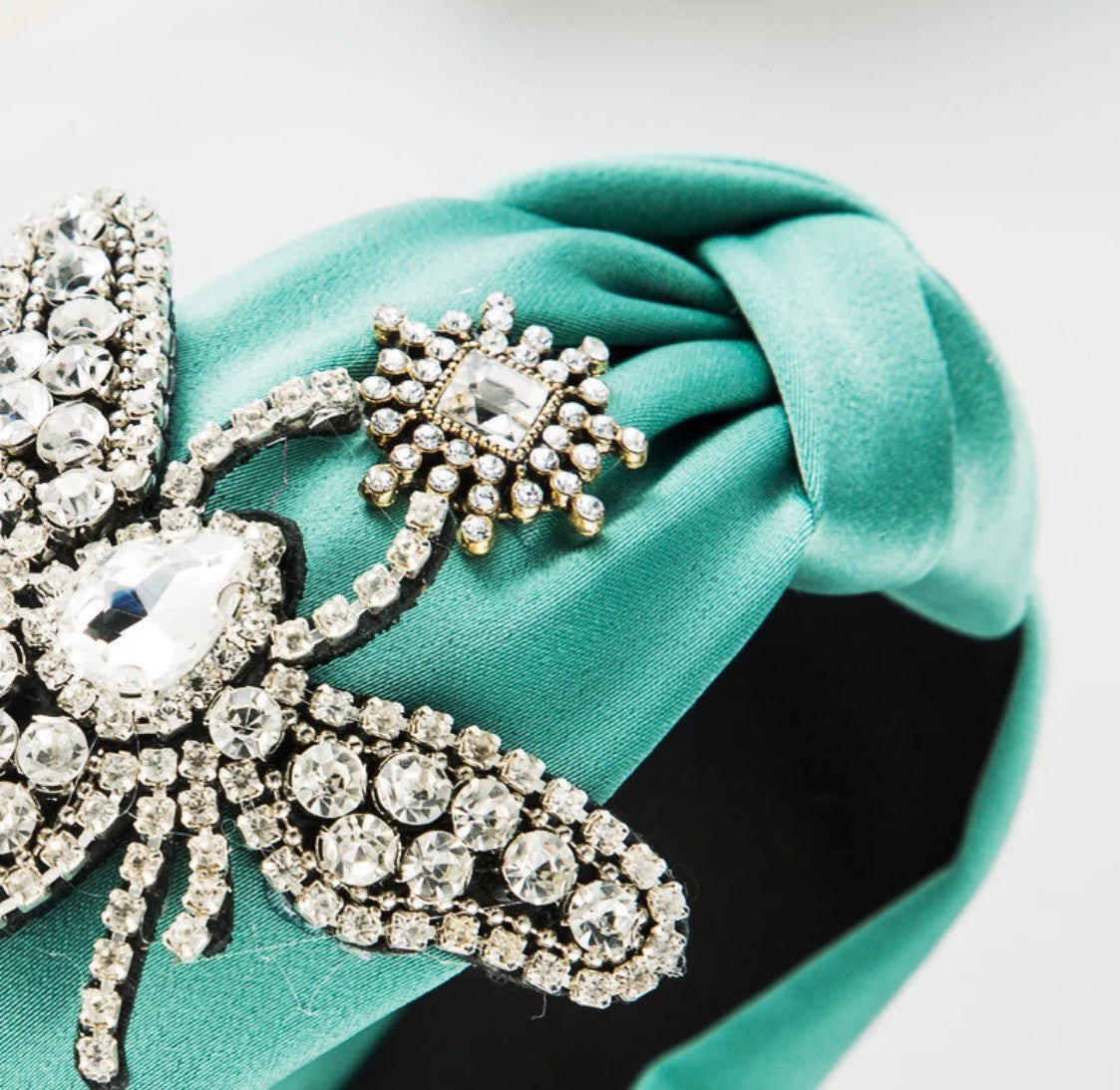 Crystal Queen Bee Knotted Headbands