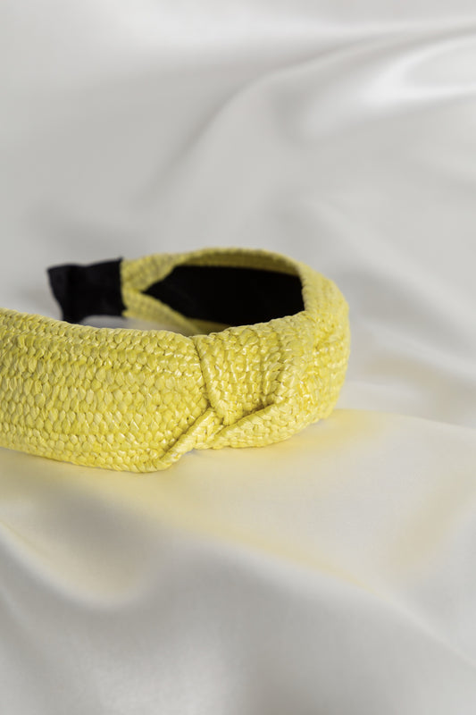 Daisy Headband and Earring Set-Lemon