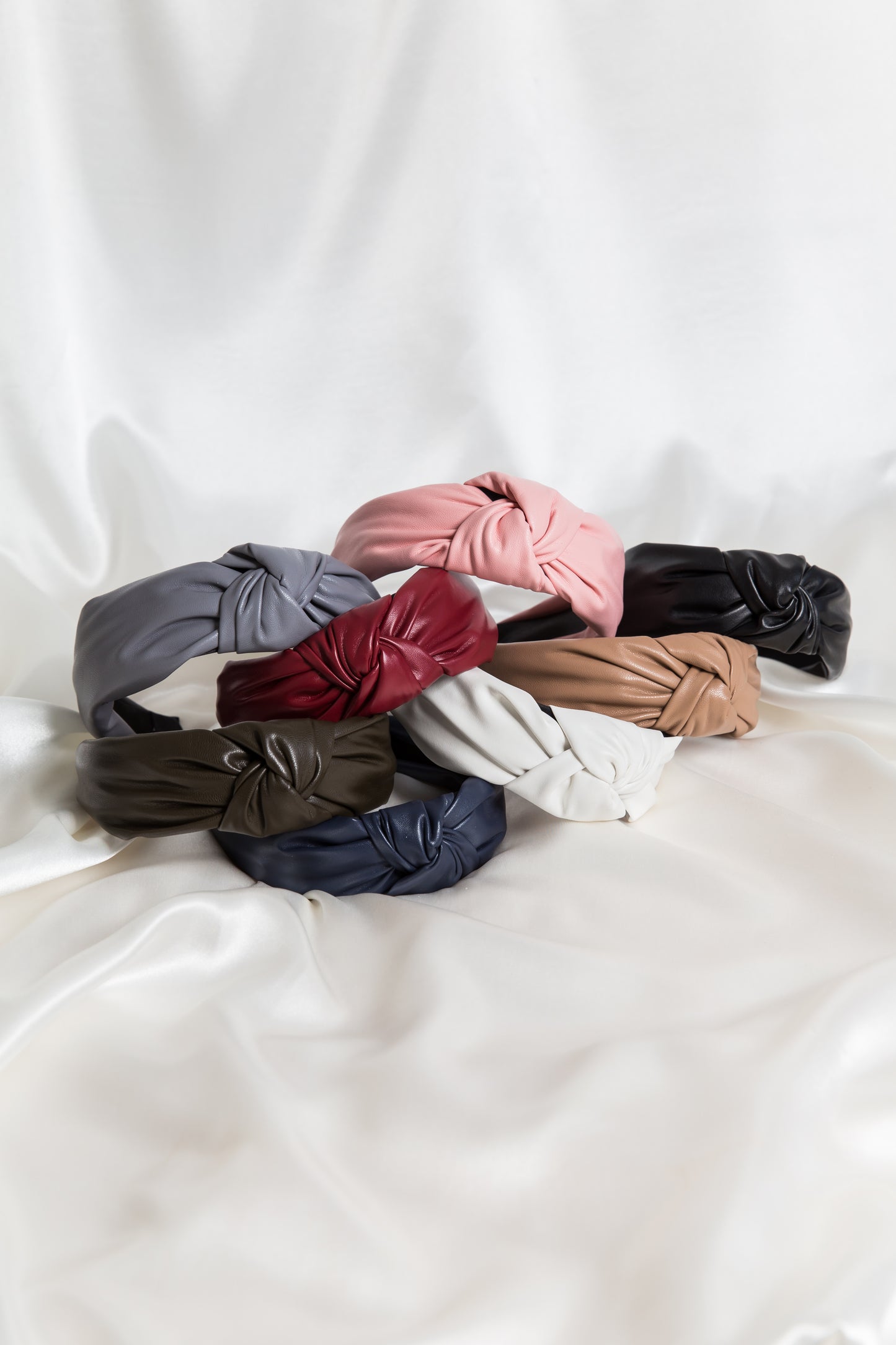 Vegan Leather Knotted Headbands