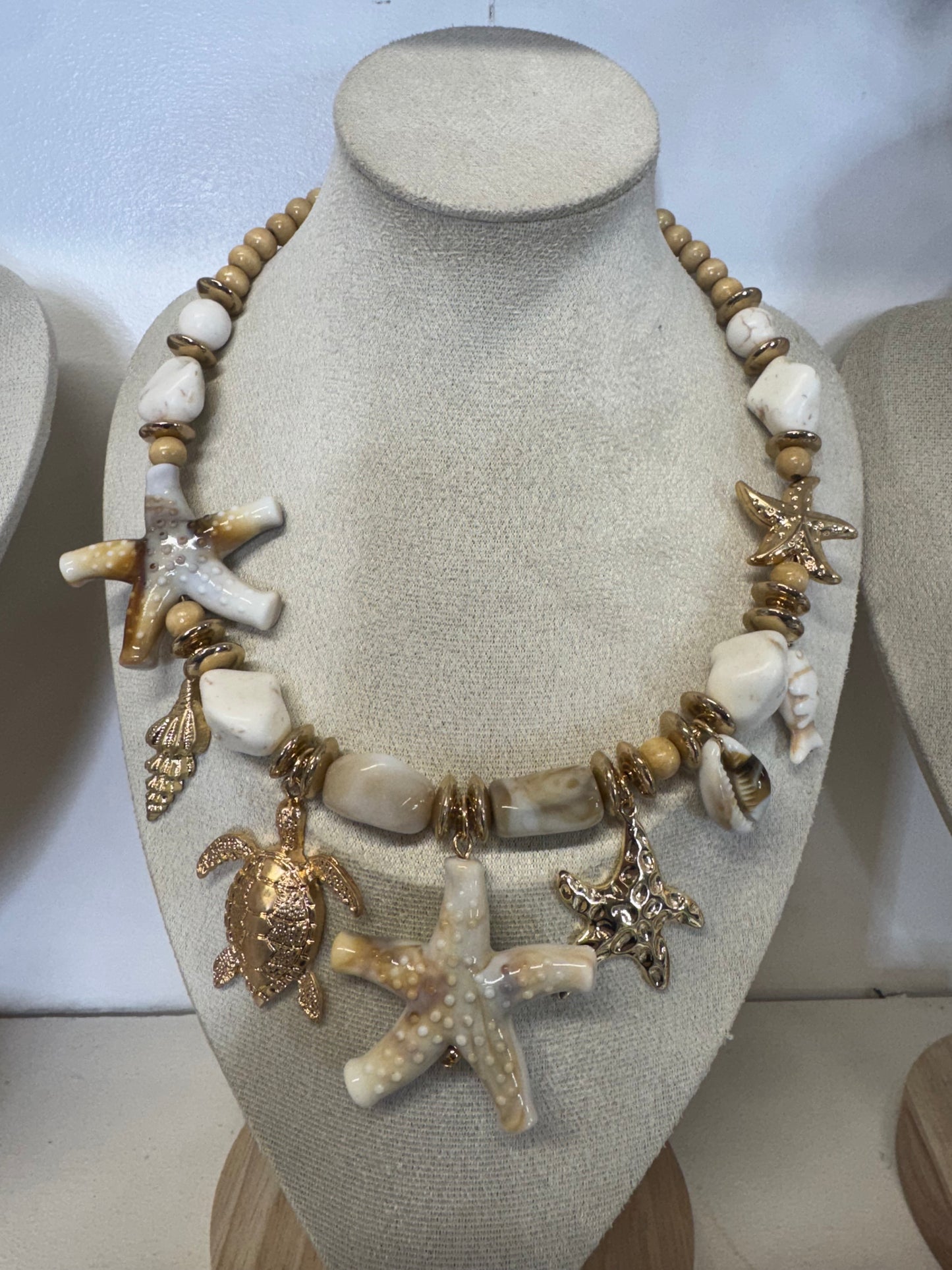 Ocean Muse Charm Choker Necklace