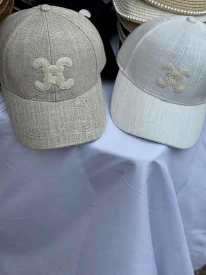 Cici Linen Baseball Caps