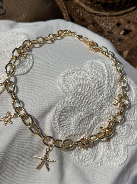 Starfish Chain Necklace
