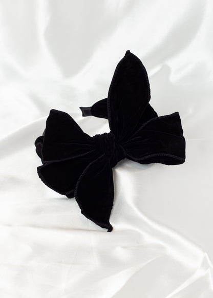 Luxe Velvet Wired Beau Headband