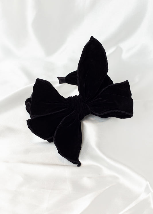 Luxe Velvet Wired Beau Headband