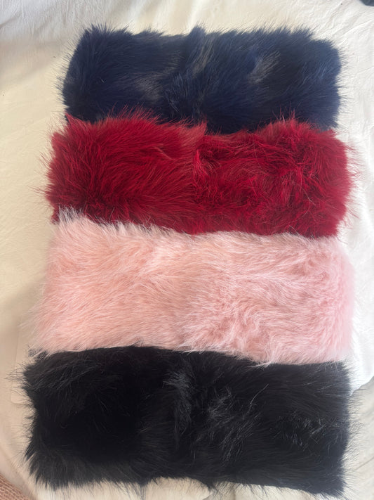 Russian Fur Headband & Scarf Sets