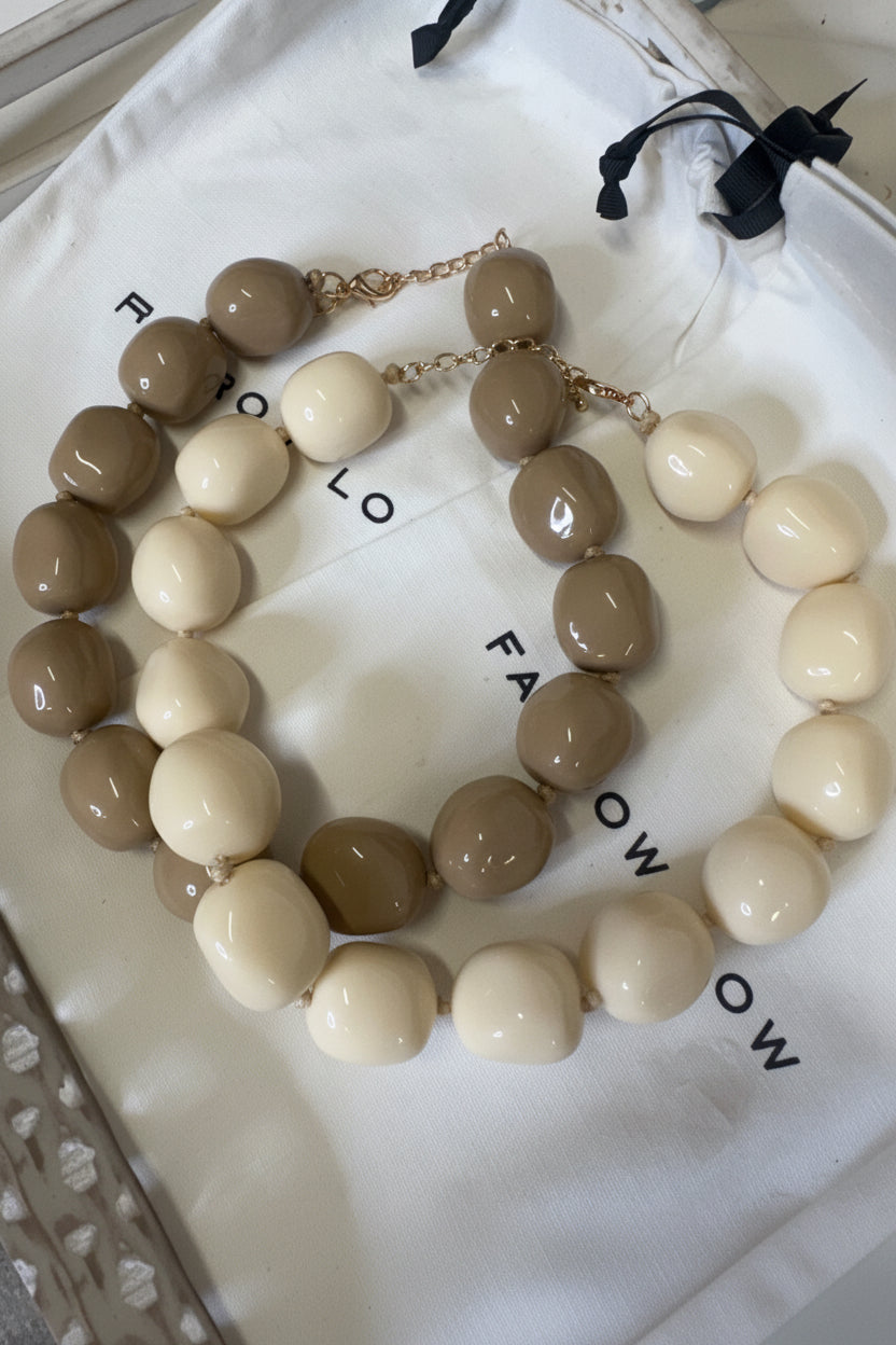 Bam Bam Oversized Beaded Necklace Collection in various colourways