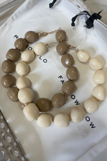 Bam Bam Oversized Beaded Necklace Collection in various colourways