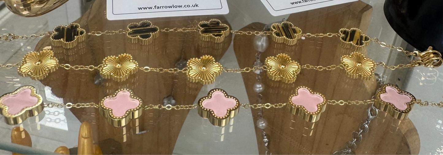 Clover Bracelets (various colours)