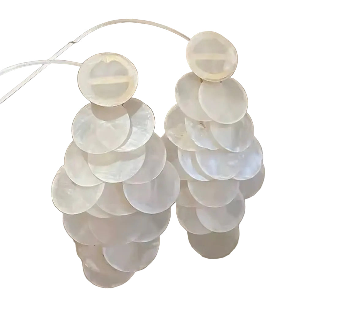 Mermaids Tail Drop Earrings In Various Colours