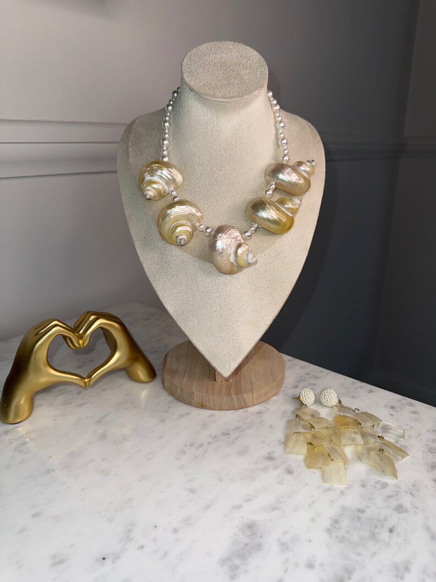 Goddess Mother of Pearl Multi Shell Choker - PRE-ORDER 6th June to 10 June 2026