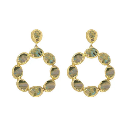 Asiana Wanda Pearl & Gold Earrings