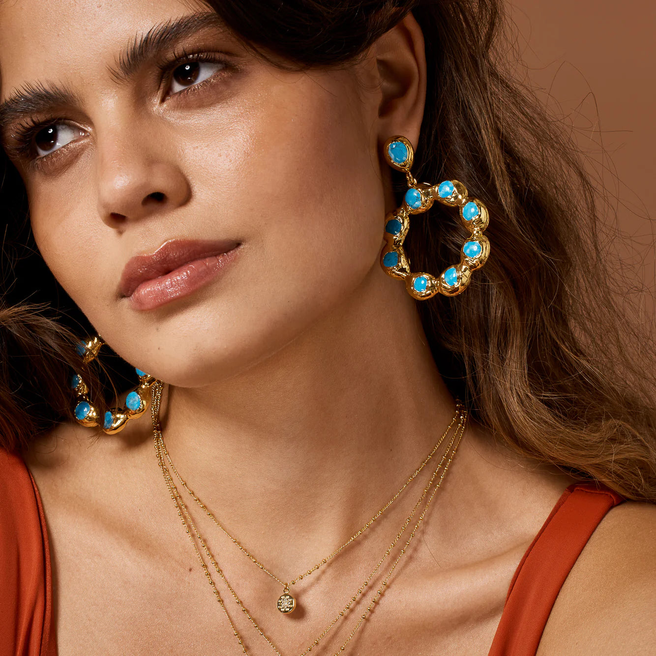 Asiana Wanda Turquoise Earrings