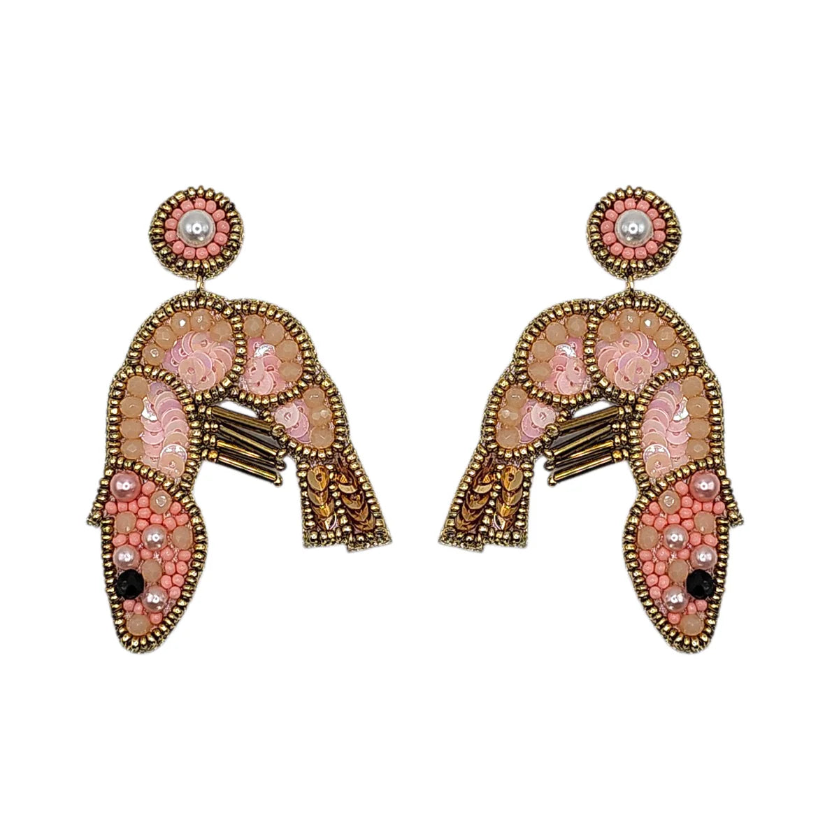 Queen Prawn Earrings