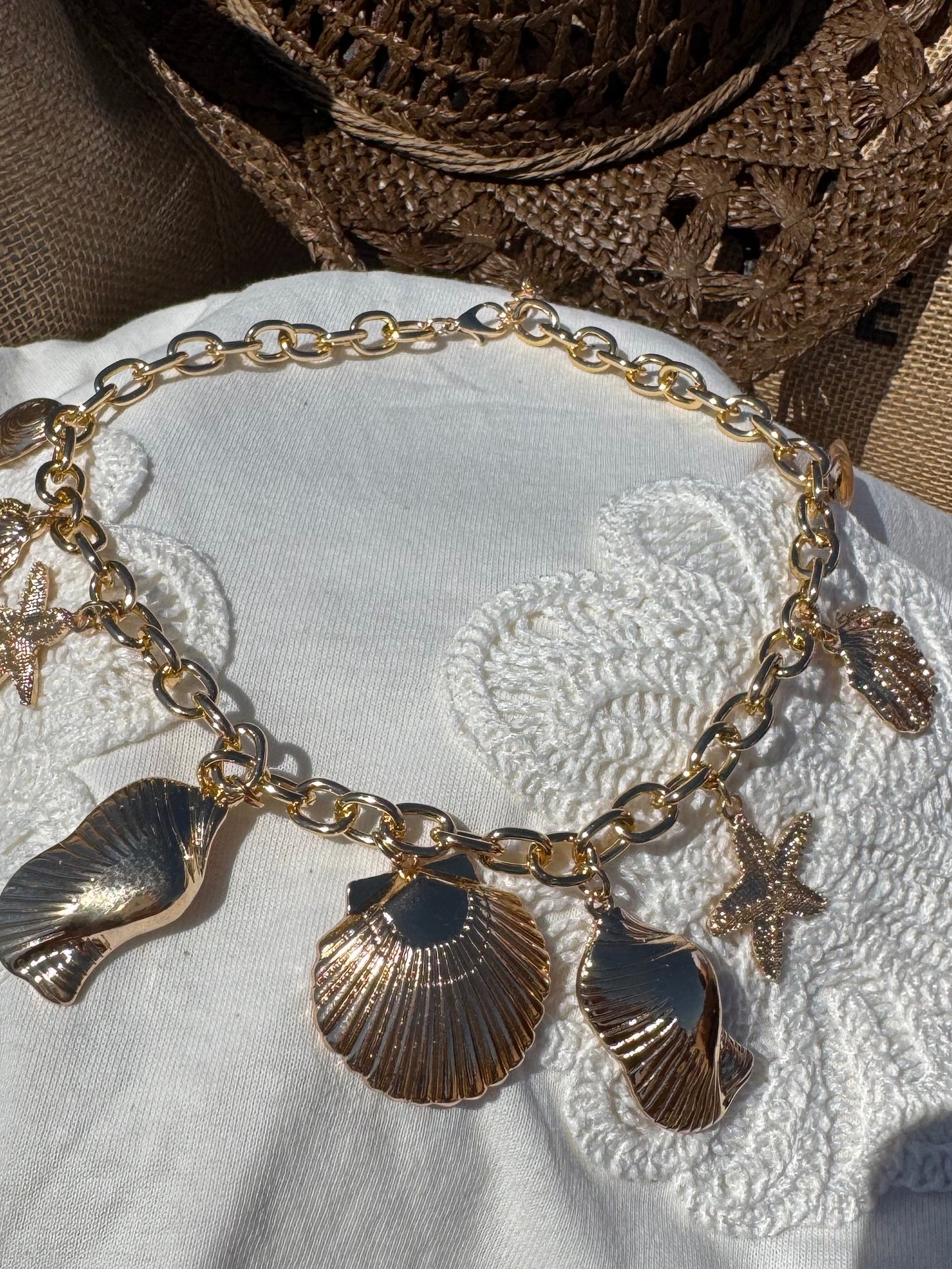 Tidal Chain Choker Necklaces - Available in Gold & Silver