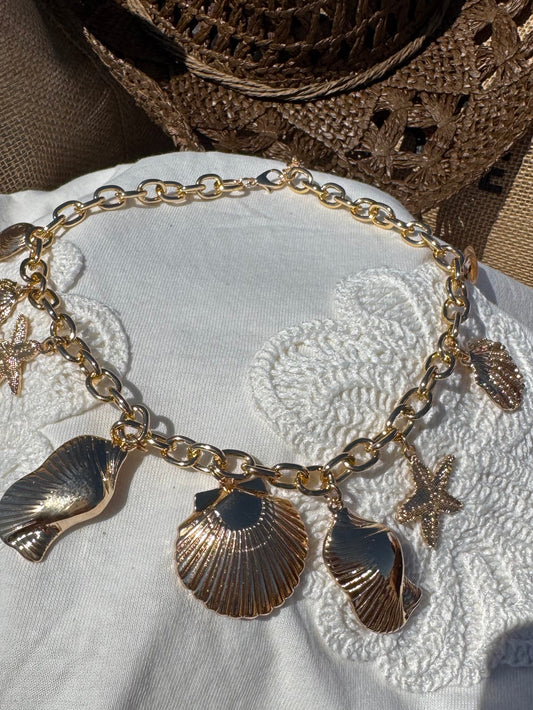 Tidal Chain Choker Necklaces - Available in Gold & Silver