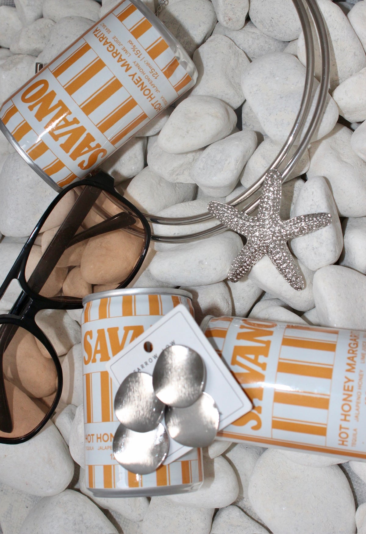 STARFISH CHOKERS IN GOLD & SILVER
