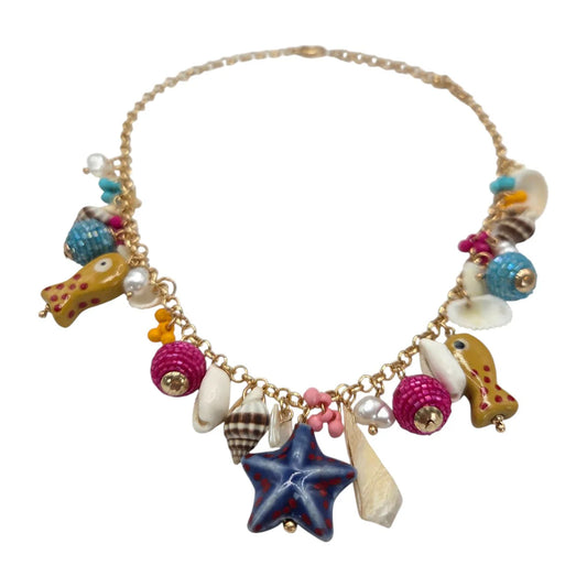 Tropicana Mix Charm Necklace