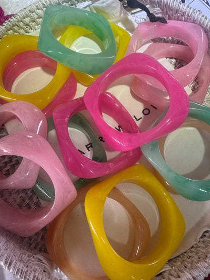 Barbie Resin Cuff Bracelets