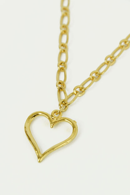 Kiki Gold Heart Necklace