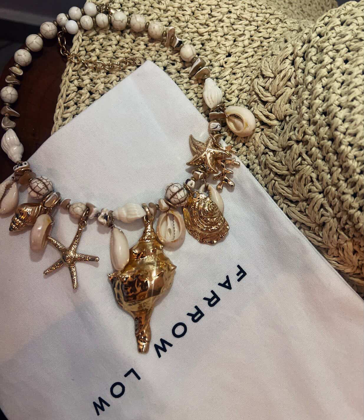 Cone Shell Strand Layered Necklace