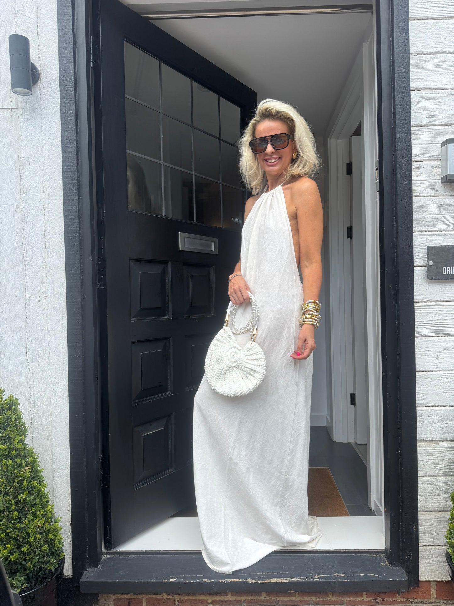 Crochet & Pearl Conch Shell Bag