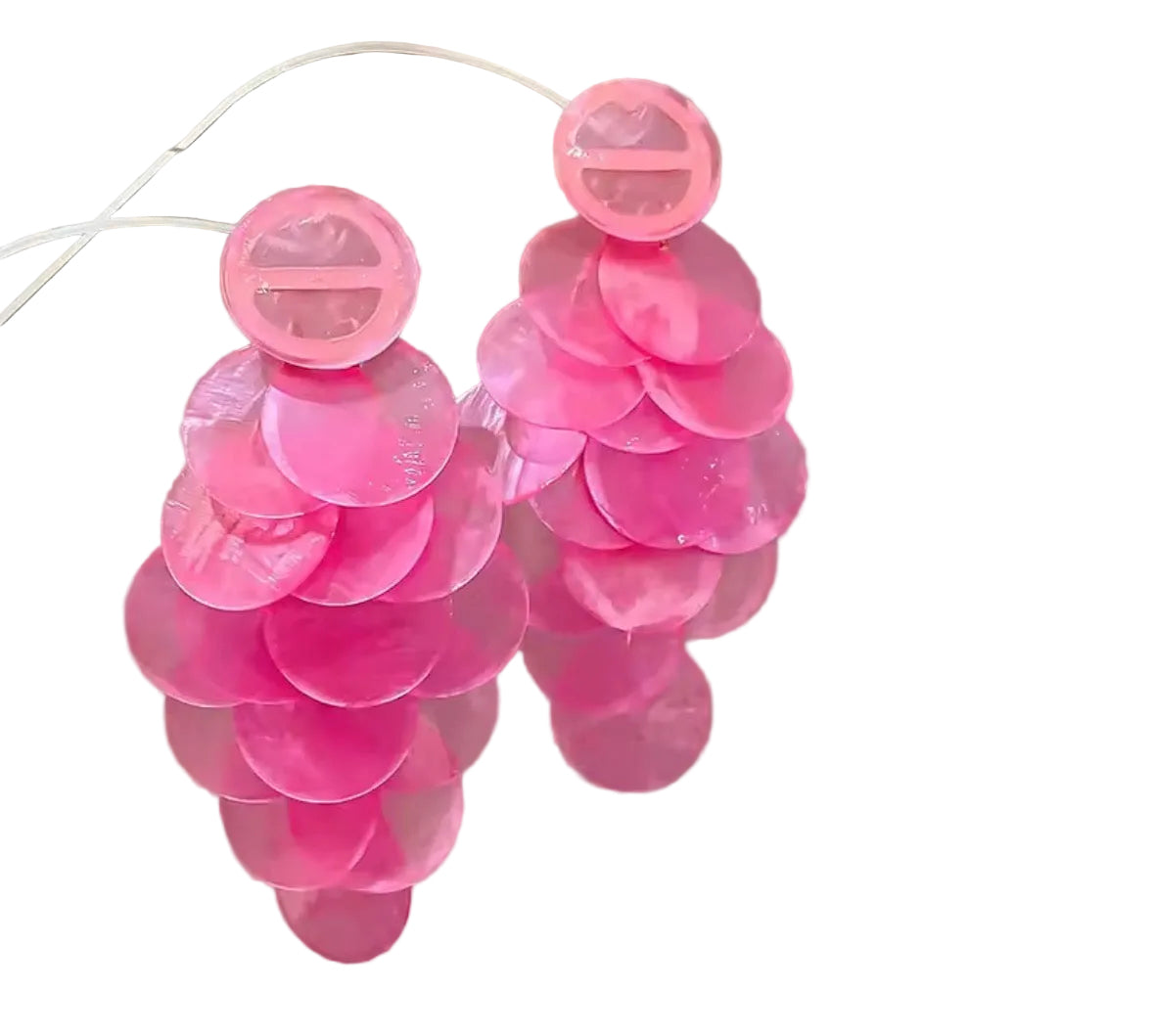 Mermaids Tail Drop Earrings In Various Colours