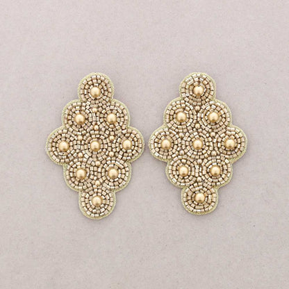 Rommie Beaded Statement Earrings