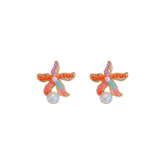 Sadie Starfish Stud Earrings