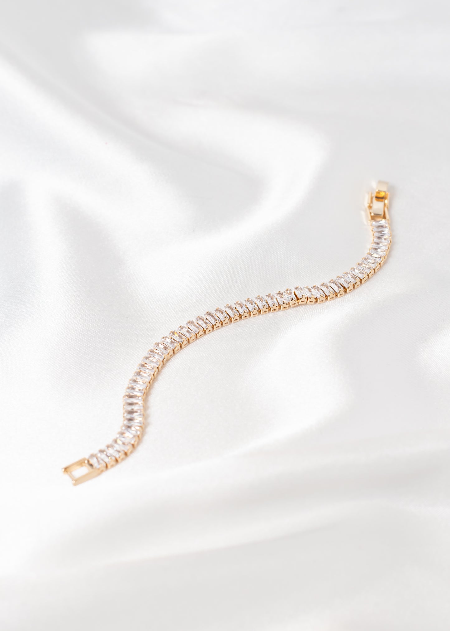 Baguette Style Necklace & Earring Sets in Silver, Gold & Rainbow 🌈