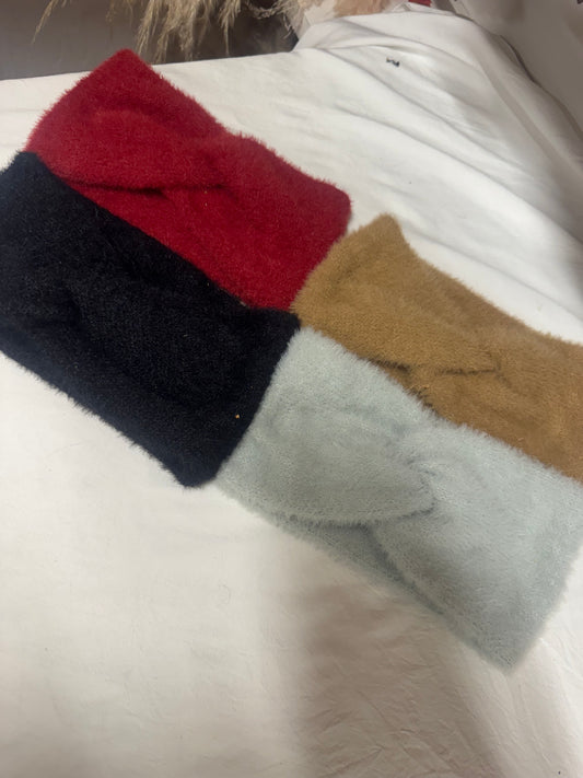 Fleece Wool Knotted Winter Headband