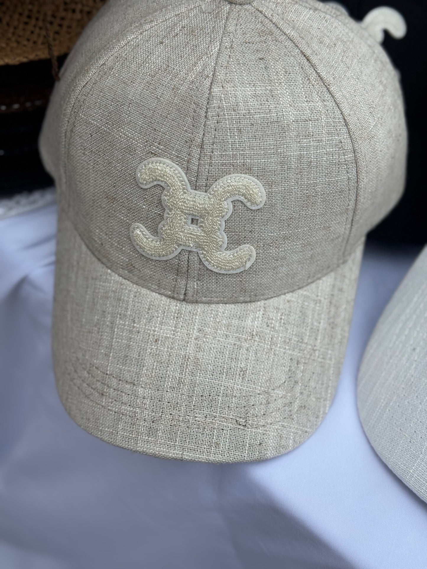 Cici Linen Baseball Caps