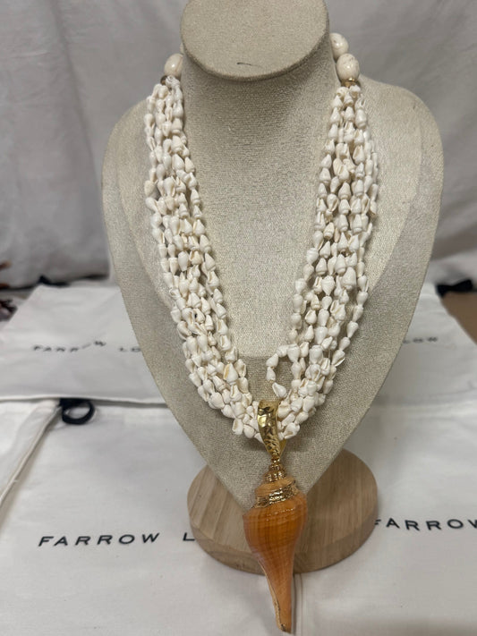 Cone Shell Multi Strand Layered Necklace - available in 2 colour ways