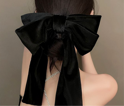 Oversized Velvet Hair Bows