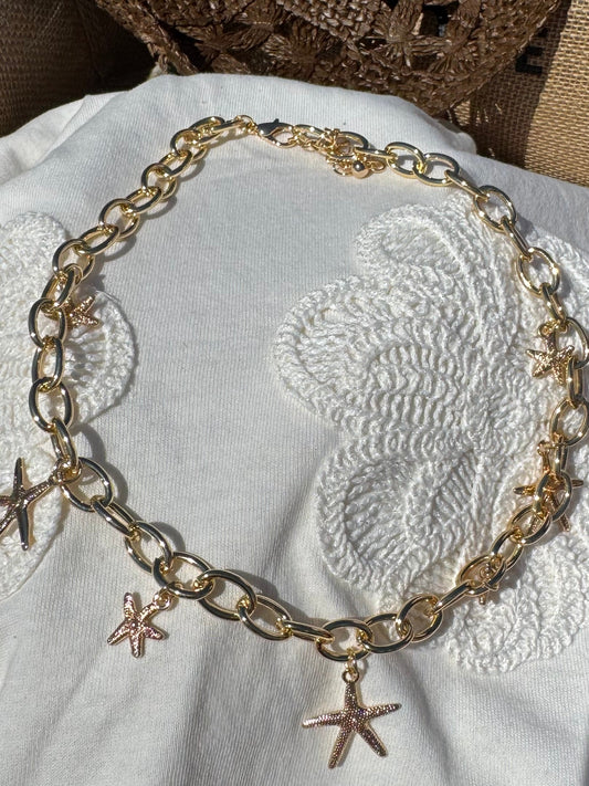 Starfish Chain Necklace